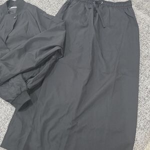 Women's Jacket and Skirt Set, One Size, Black